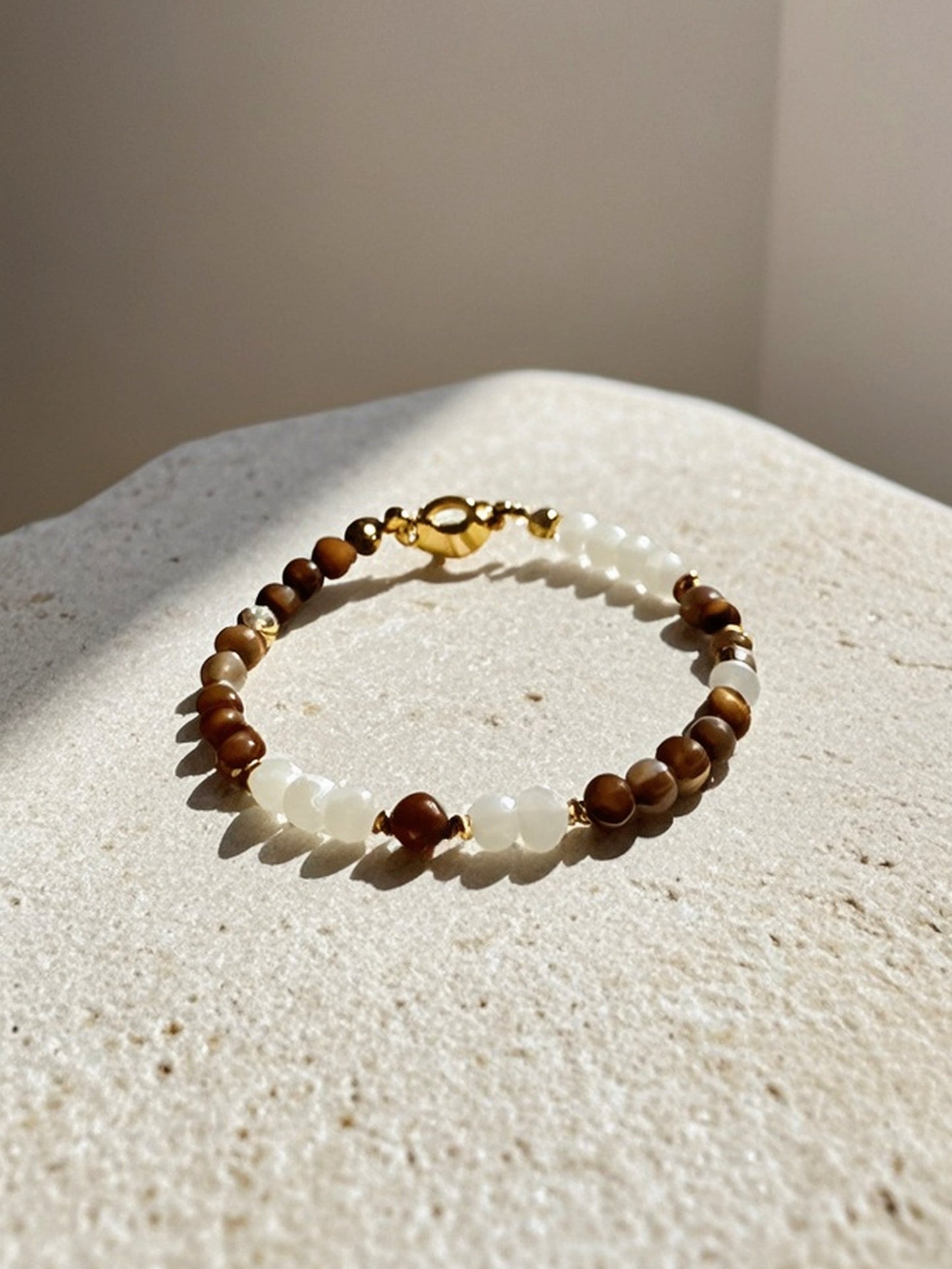 Jasper and Mother of Pearl Bracelet