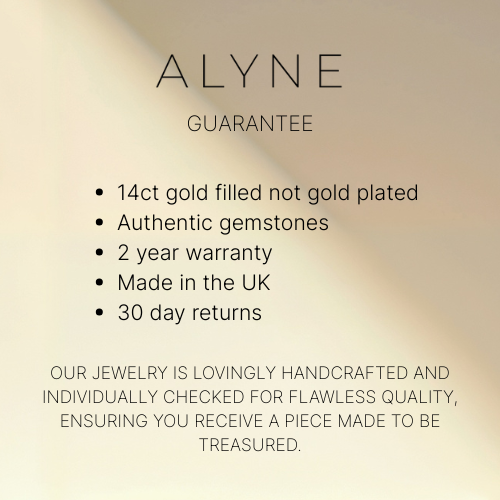 Crescent Moon Onyx and 14ct Gold Filled Bracelet