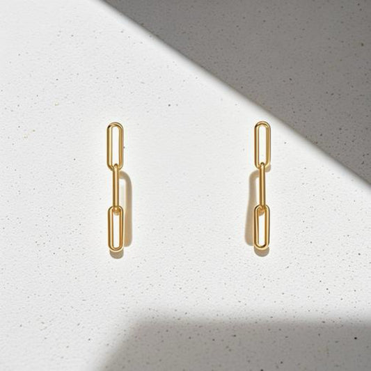 14ct Gold Filled Chain Earring